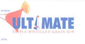 ULTIMATE GIN (and logo) trademark logo