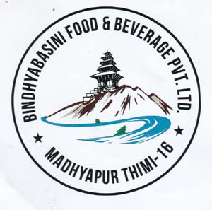 BINDHYABASINI FOOD & BEVERAGE PVT.LTD. (and logo) trademark logo