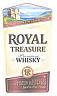 ROYAL TREASURE Premium whisky (and logo) trademark logo