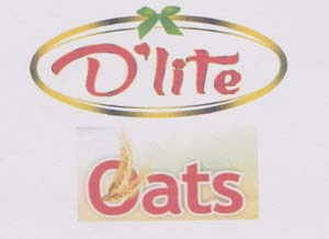 D'LITE OATS (and logo) trademark logo