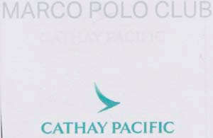 MARCO POLO CLUB CATHAY PACIFIC & NEW BRUSH WING (and logo) trademark logo
