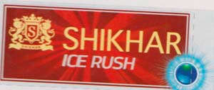 SHIKHAR ICE RUSH (and logo) trademark logo