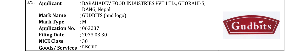 Original bulletin entry for GUDBITS (and logo)