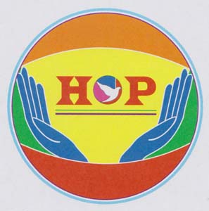 HOP (and logo) trademark logo