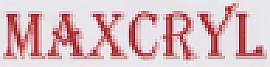 MAX CRYL (and logo) trademark logo