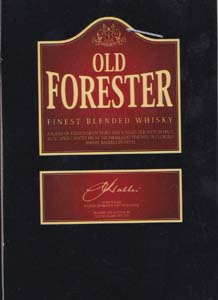 OLD FORESTER (and logo) trademark logo