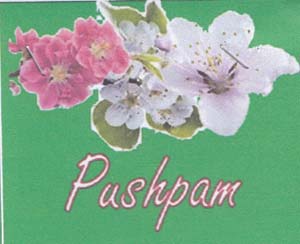 PUSHPAM (and logo) trademark logo