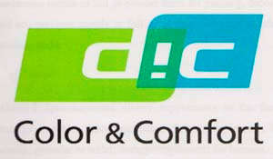 DIC COLOR & COMFORT DEVICE IN COLOR (and logo) trademark logo