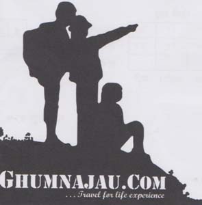 GHUMNAJAU.COM (and logo) trademark logo