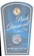 PINCH DIAMOND EXTRA DRY (and logo) trademark logo