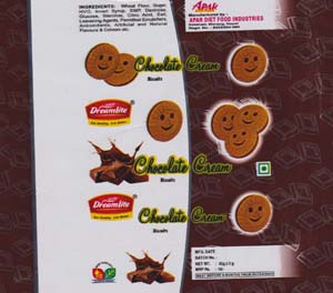DREAMLITE CHOCOLATE CREAM (and logo) trademark logo