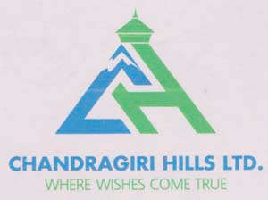 CHANDRAGIRI HILLS (and logo) trademark logo