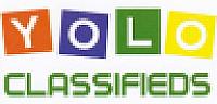 YOLO CLASSIFIEDS (and logo) trademark logo