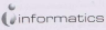 INFORMATICS (and logo) trademark logo