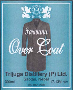 OVERCOAT (PARWANA) (and logo) trademark logo