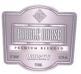 DOUBLE HORSE (and logo) trademark logo
