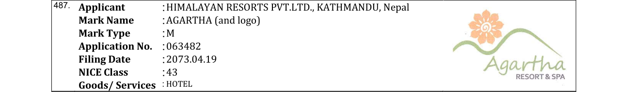 Original bulletin entry for AGARTHA (and logo)