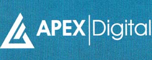 APEX DIGITAL (and logo) trademark logo