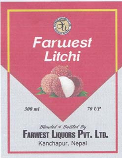 FARWEST LITCHI (and logo) trademark logo
