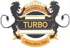TURBO BRANDY (and logo) trademark logo