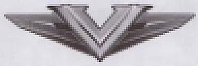 V (and logo) trademark logo