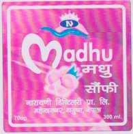 MADHU ORANGE FLAVOUR (and logo) trademark logo