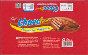 CHOCO FUN (and logo) trademark logo