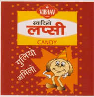 VIBHAV SWADILO LAPSI CANDY (and logo) trademark logo