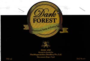 DARK FOREST (and logo) trademark logo