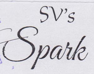 SV'S SPARK (and logo) trademark logo