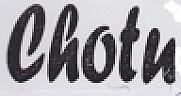CHOTU (and logo) trademark logo