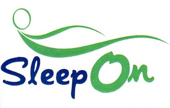 SLEEPON (and logo) trademark logo