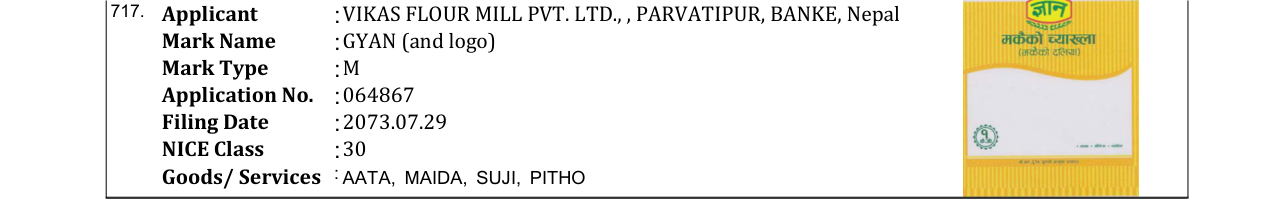 Original bulletin entry for GYAN (and logo)
