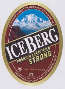 ICEBERG PREMIUM LAGER BEER STRONG (and logo) trademark logo