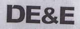 DE & E (and logo) trademark logo