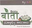 BOTA FOOD AND RESTAURANT (and logo) trademark logo