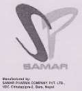 SAMAR SP (and logo) trademark logo