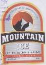 MOUNTAIN ICE (and logo) trademark logo
