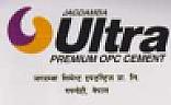 JAGADAMBA ULTRA PREMIUM OPC CEMENT (and logo) trademark logo