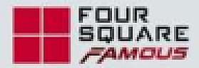 FOUR SQUARE FAMOUS (and logo) trademark logo