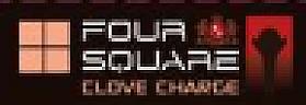 FOUR SQUARE CLOVE CHARGE (and logo) trademark logo