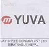 M YUVA (and logo) trademark logo