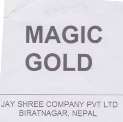 MAGIC GOLD (and logo) trademark logo