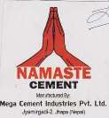 NAMASTE CEMENT (and logo) trademark logo