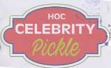HOC CELEBRITY PICKLE (and logo) trademark logo