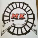 MK (and logo) trademark logo