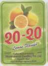 20-20 LEMON FLAVOUR (and logo) trademark logo
