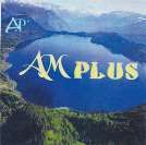 AM PLUS (and logo) trademark logo