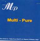 MULTI-PURE (and logo) trademark logo