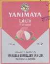 YANIMAYA LITCHI FLAVOUR (and logo) trademark logo